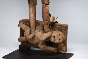 A Superb Old Nagaland Warrior Figure Burma