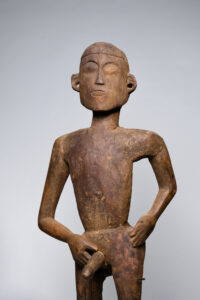 A Superb Old Nagaland Warrior Figure Burma