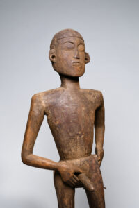 A Superb Old Nagaland Warrior Figure Burma