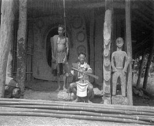 Old Nagaland Ceremonial House Burma