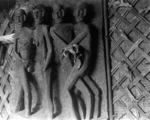 Old Nagaland Ceremonial House Burma