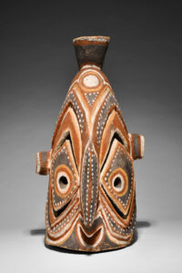 Superb Old New Guinea Abelam Helmet Mask, East Sepik Province Papua New Guinea