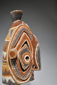 Superb Old New Guinea Abelam Helmet Mask, East Sepik Province Papua New Guinea