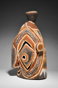 Superb Old New Guinea Abelam Helmet Mask, East Sepik Province Papua New Guinea