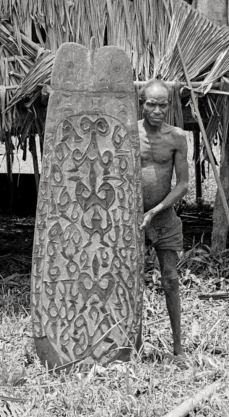 Superb Old New Guinea Asmat Shield NW Asmat West Papua