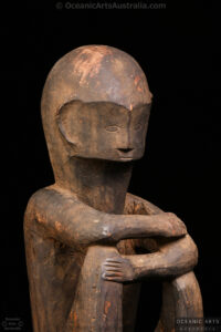 Old Ifugao Bulul Figure Luzon Island Philippines